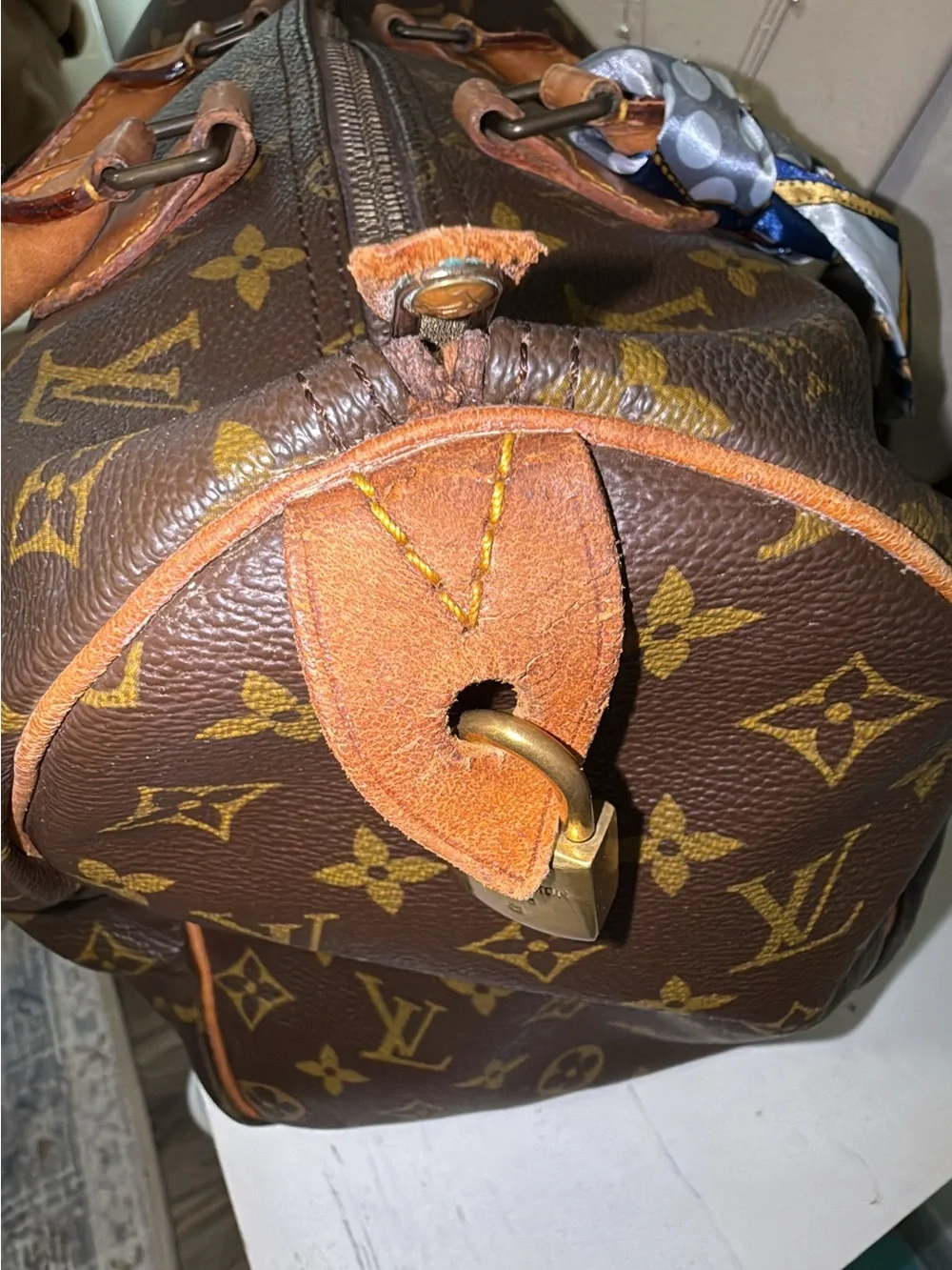 Authenticated April 1984 gorgeous Louis Vuitton Speedy 35
